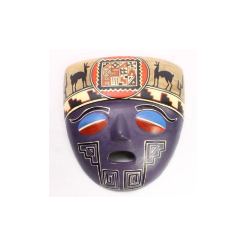 ペルー 陶器マスク