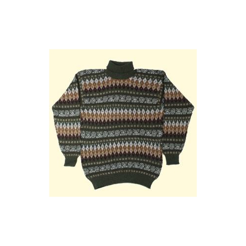 ベビーアルパカのハイネックセーター