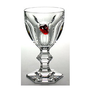 バカラ (Baccarat) ダークサイド アイー ワイングラス (高さ15.5cm 口径9.5cm) 1客(真っ赤なオリジナル化粧箱入り)
