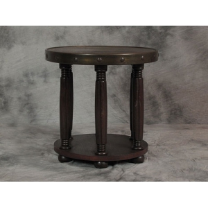 【真鍮天板】 アールデコの魅力 丸テーブル