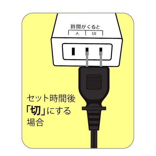 簡単操作★電気器具を1回だけ入切できるタイマー CT11 画像