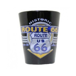 ROUTE 66 ショットグラス ブラック