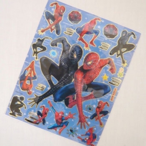 スパイダーマン レーザーステッカー