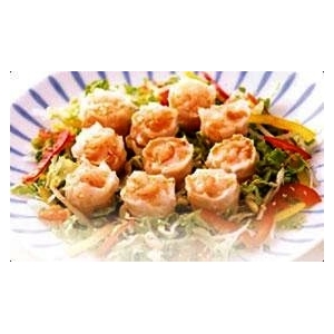 エビ入り大焼売(ぎっしり詰まった中具の弾力感が人気です)