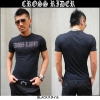 【CROSS RIDER】ラインストーンロゴTシャツ