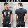 ≪CROSS RIDER≫OVER LAPロゴTシャツ