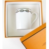 そうだ!!今の季節に! エルメス(HERMES) マグカップ チェーンダンクルプラチナ 1客(オリジナルオレンジギフトBOX入り)