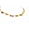 Multi Color Fringe Necklace