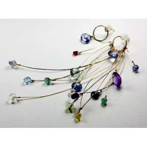 eclectic Tout Beau限定ピーコックピアス A